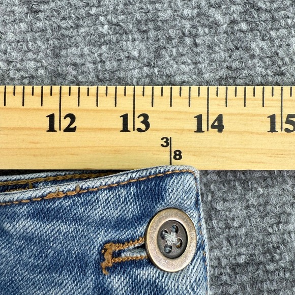 Pilcro Jeans Women 28 (27x26) The Skipper Side Zip High Rise Crop Wide Leg Phila - Picture 13 of 16